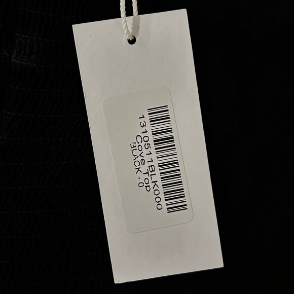 Reformation Cove Top Black | Size 0 - Picture 5 of 5